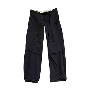 MOUNTAIN HARDWARE Women's Zip Off Pants / Shorts Black Size 4 Short